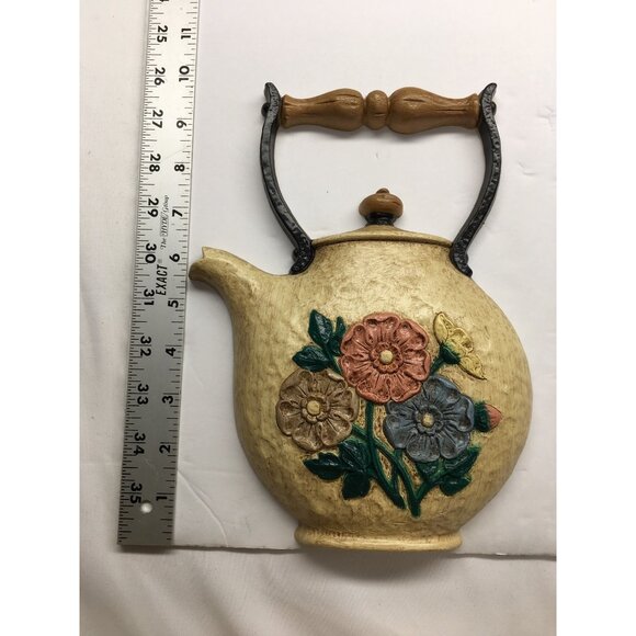 Vintage Home Interiors Kitchen Wall Decor Coffee Pot Kettle Skillet - Set of 3 - Picture 15 of 16